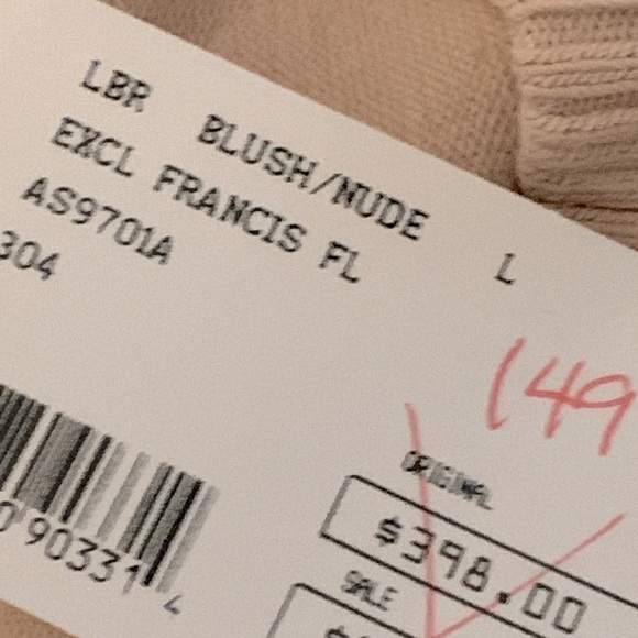 NWT A.L.C Skirt in Blush/Nude - Picture 6 of 7